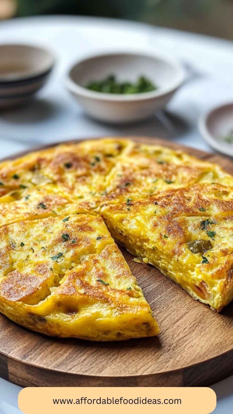 Authentic Spanish Frittata or Tortilla Recipe Affordable Food Ideas