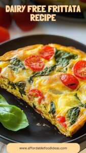 Dairy Free Frittata Recipe – Affordable Food Ideas