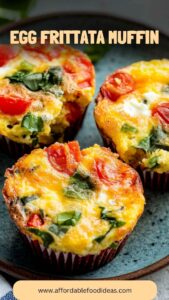 Egg Frittata Muffin – Affordable Food Ideas