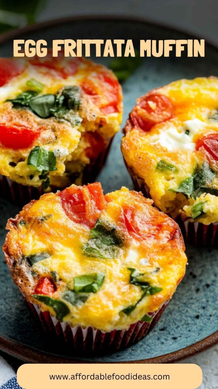 Egg Frittata Muffin – Affordable Food Ideas