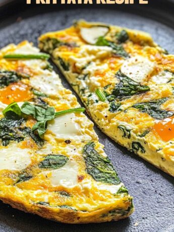 Egg White Spinach Frittata Recipe