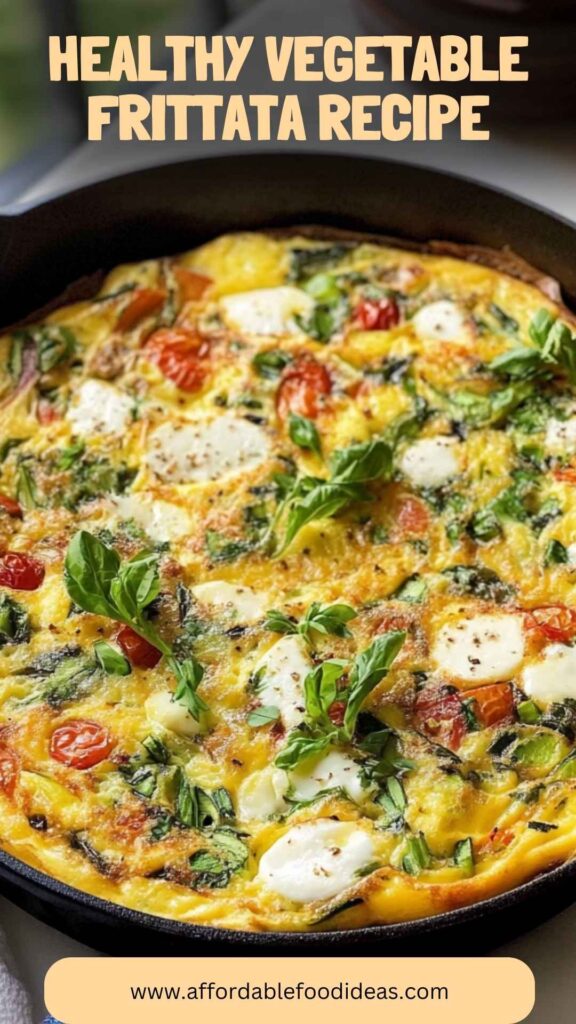 Healthy Vegetable Frittata Recipe