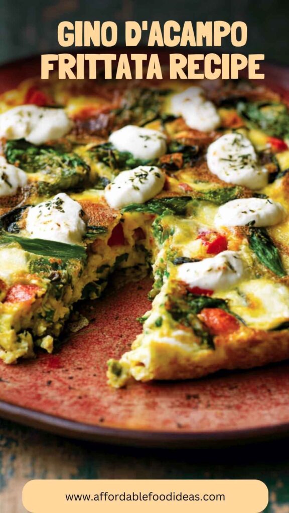 Gino D'Acampo Frittata Recipe