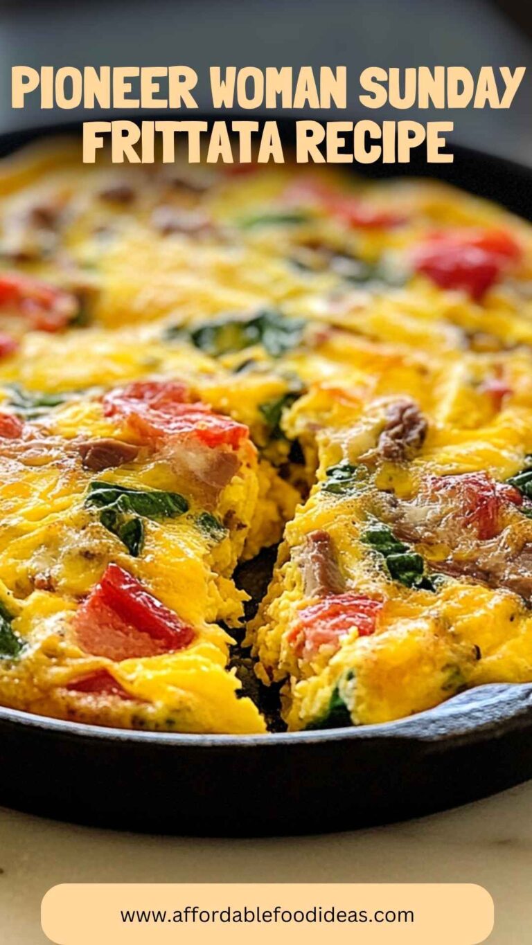 Pioneer Woman Sunday Frittata Recipe – Affordable Food Ideas