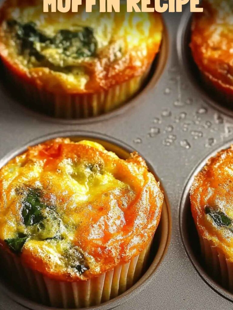 Spinach Frittata Muffin Recipe