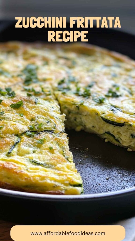 Zucchini Frittata Recipe