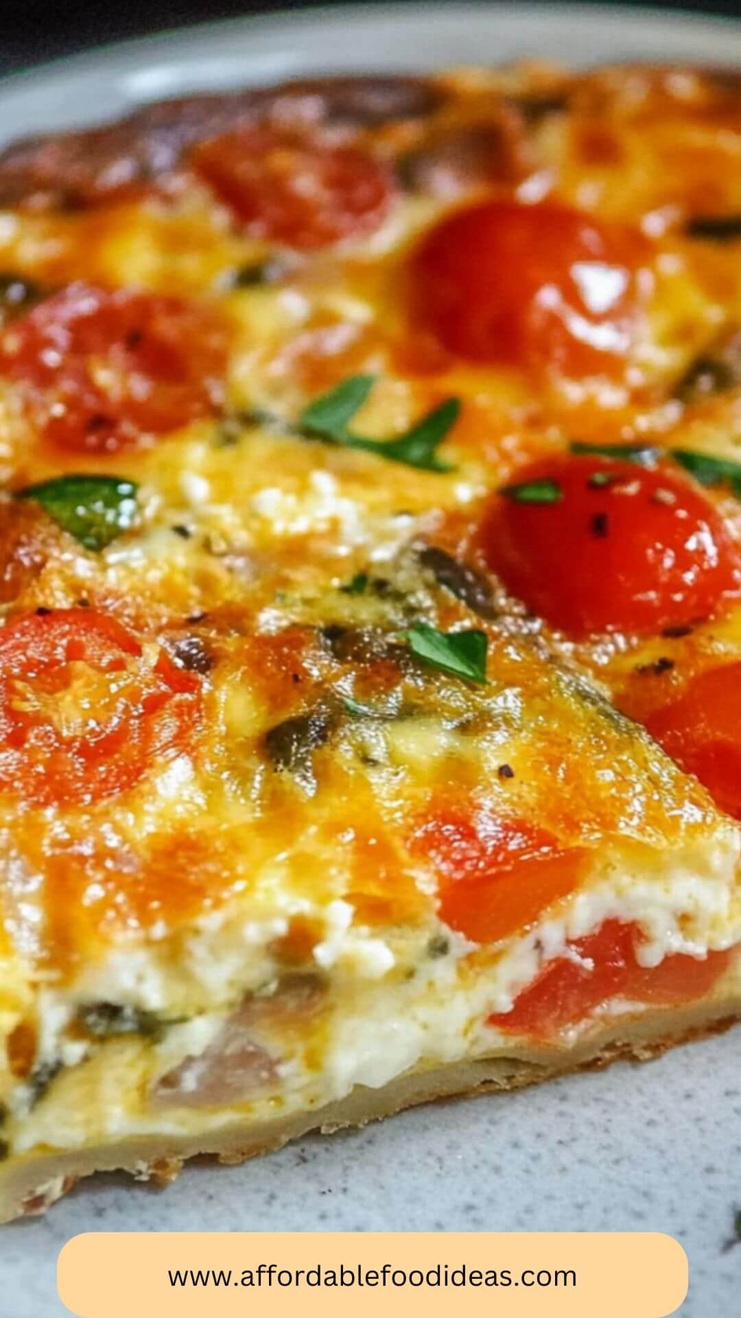 Best Cheese and Tomato Frittata Recipe