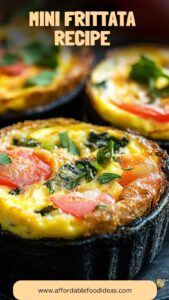 Mini Frittata Recipe – Affordable Food Ideas