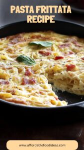 Pasta Frittata Recipe – Affordable Food Ideas