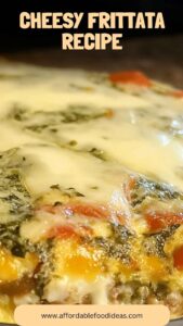 Cheesy Frittata Recipe – Affordable Food Ideas