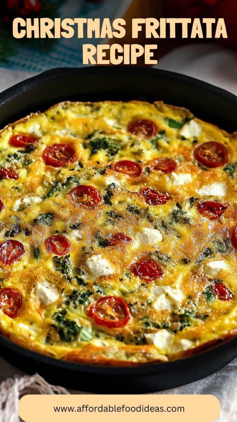 Christmas Frittata Recipe – Affordable Food Ideas