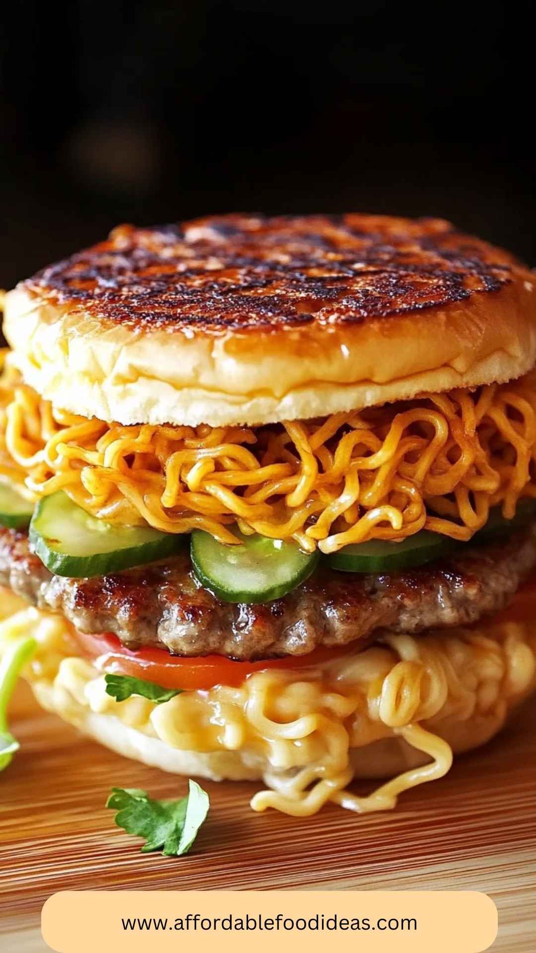 Best Ramen Noodle Burger Recipe