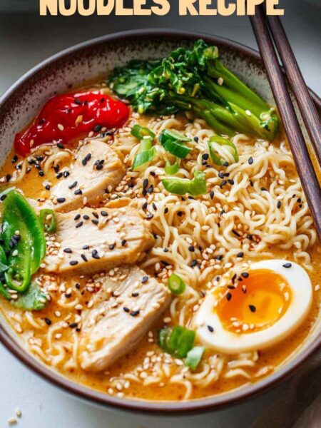 High Protein Ramen Noodles Recipe