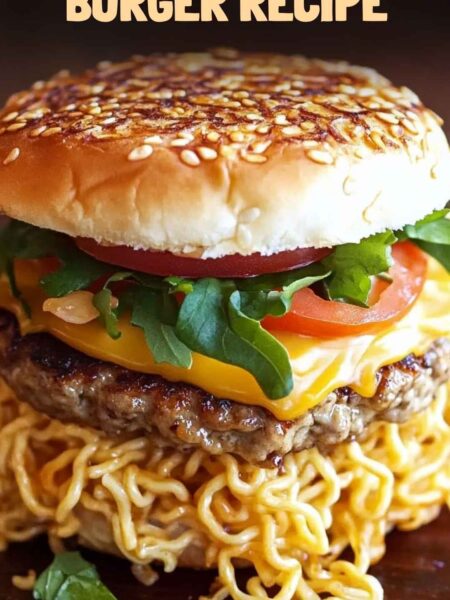 Ramen Noodle Burger Recipe