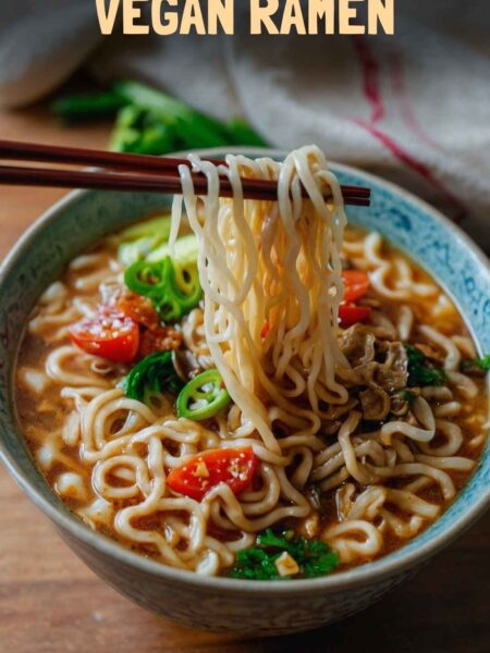 5 Minutes Easy Vegan Ramen