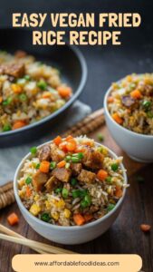 Easy Vegan Fried Rice Recipe – Affordable Food Ideas