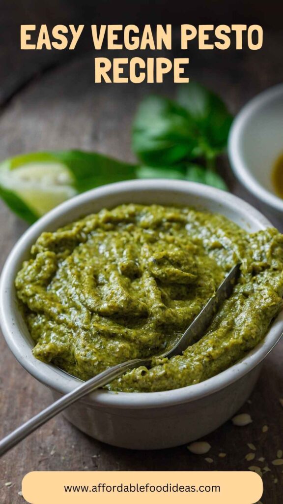 Easy Vegan Pesto Recipe