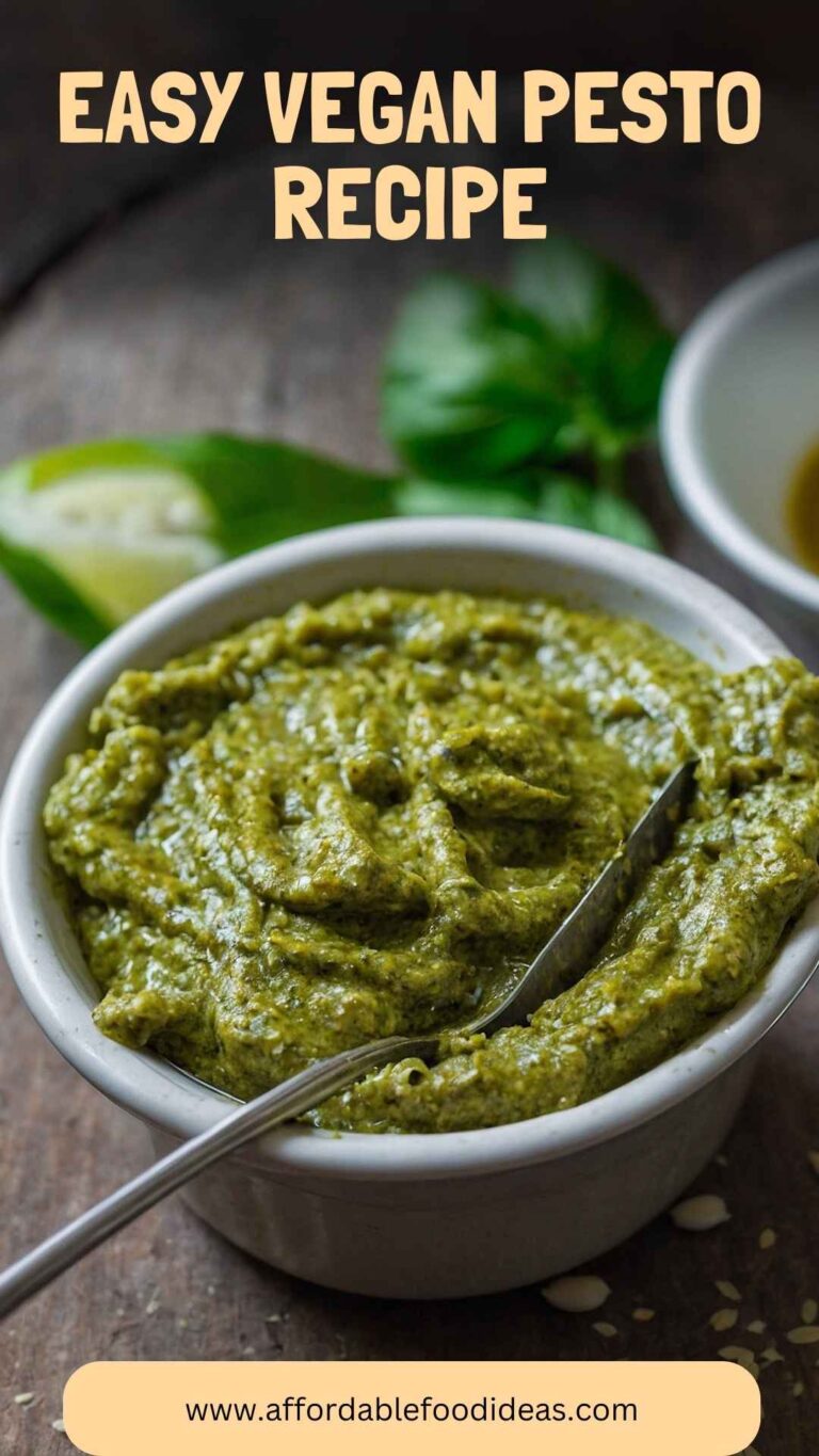 Easy Vegan Pesto Recipe – Affordable Food Ideas