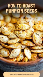 How To Roast Pumpkin Seeds – Affordable Food Ideas