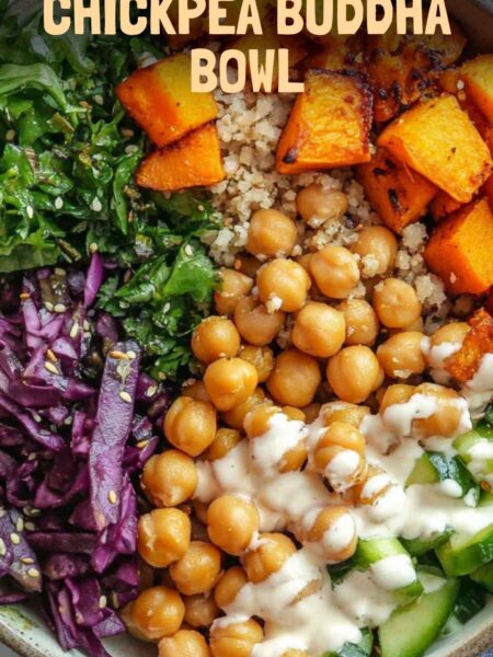 Sweet Potato Chickpea Buddha Bowl