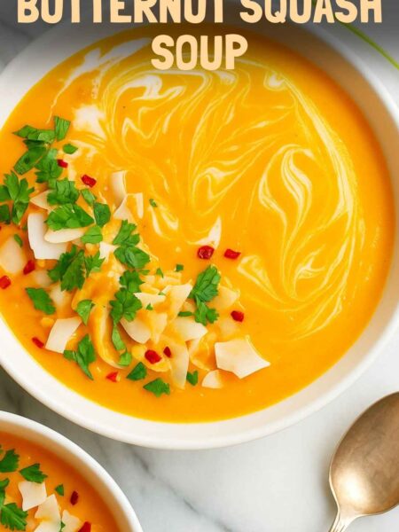 Thai Curried Butternut Squash Soup