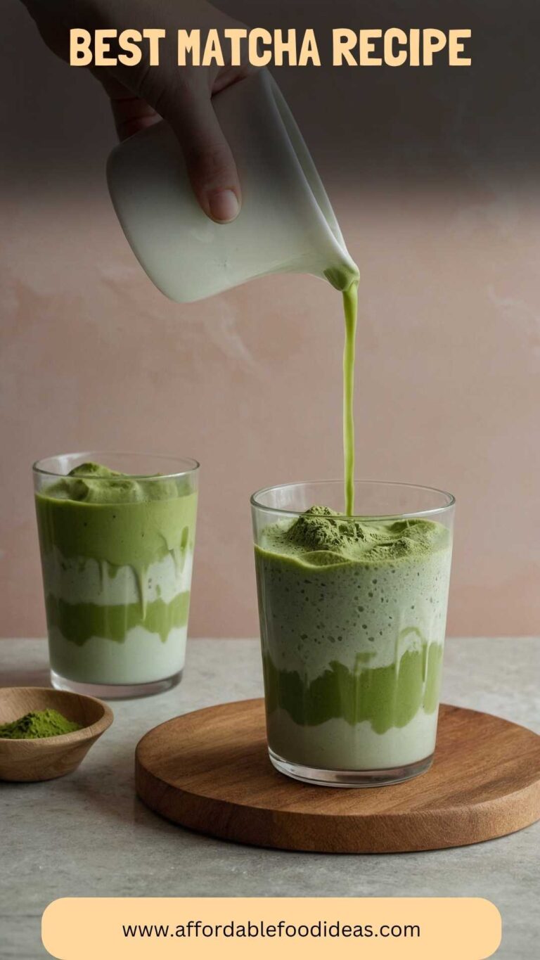 Best Matcha Recipe – Affordable Food Ideas