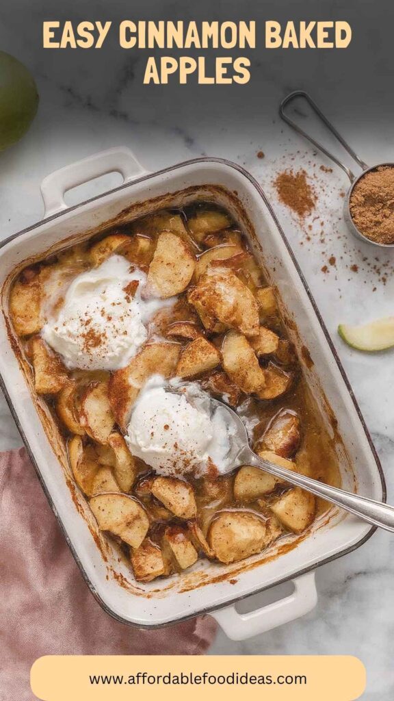 Easy Cinnamon Baked Apples