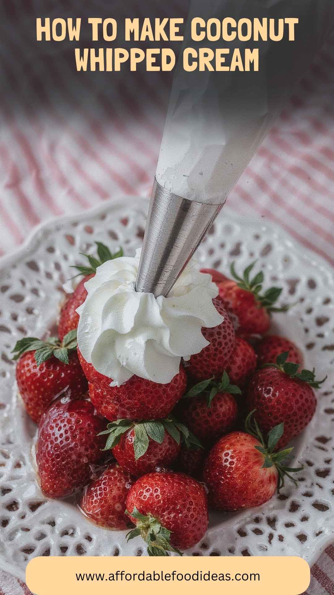 How to Make Coconut Whipped Cream How to Make Coconut Whipped Cream