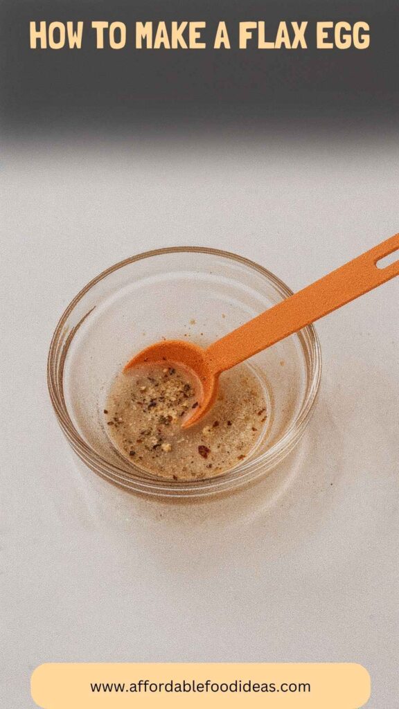 How to make a Flax Egg