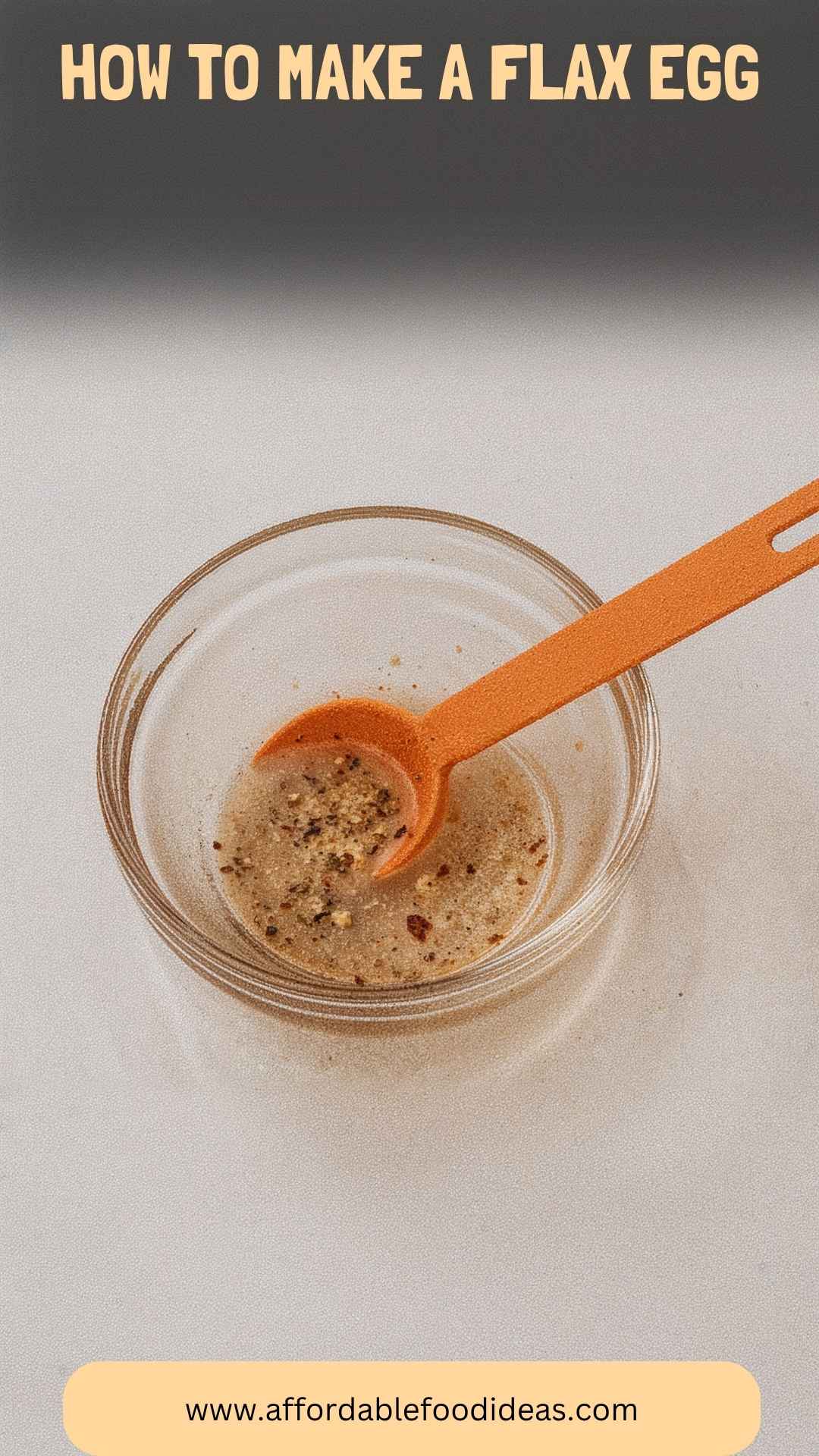 How to make a Flax Egg How to make a Flax Egg