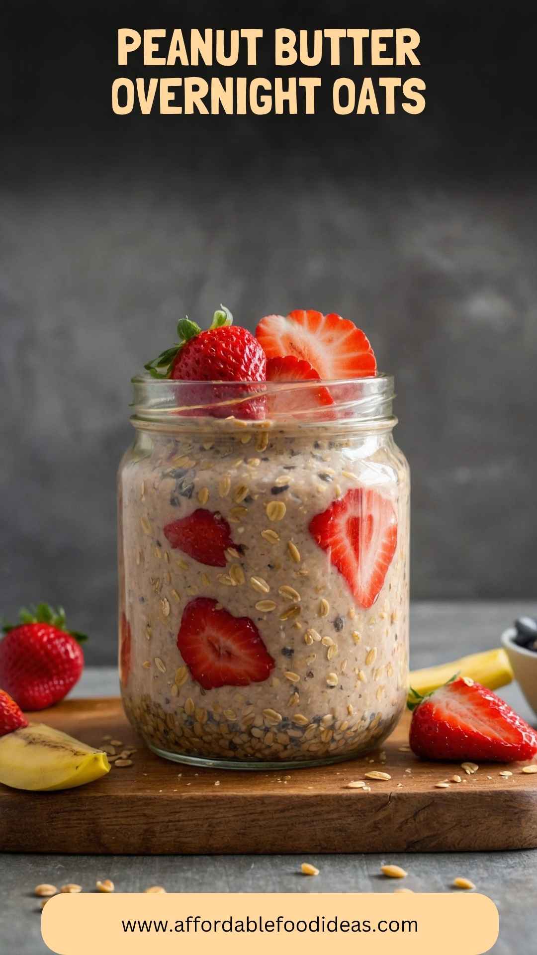 Peanut Butter Overnight Oats Peanut Butter Overnight Oats