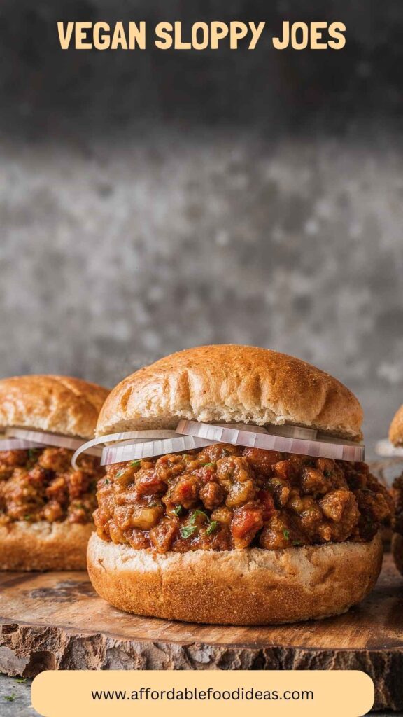 Vegan Sloppy Joes