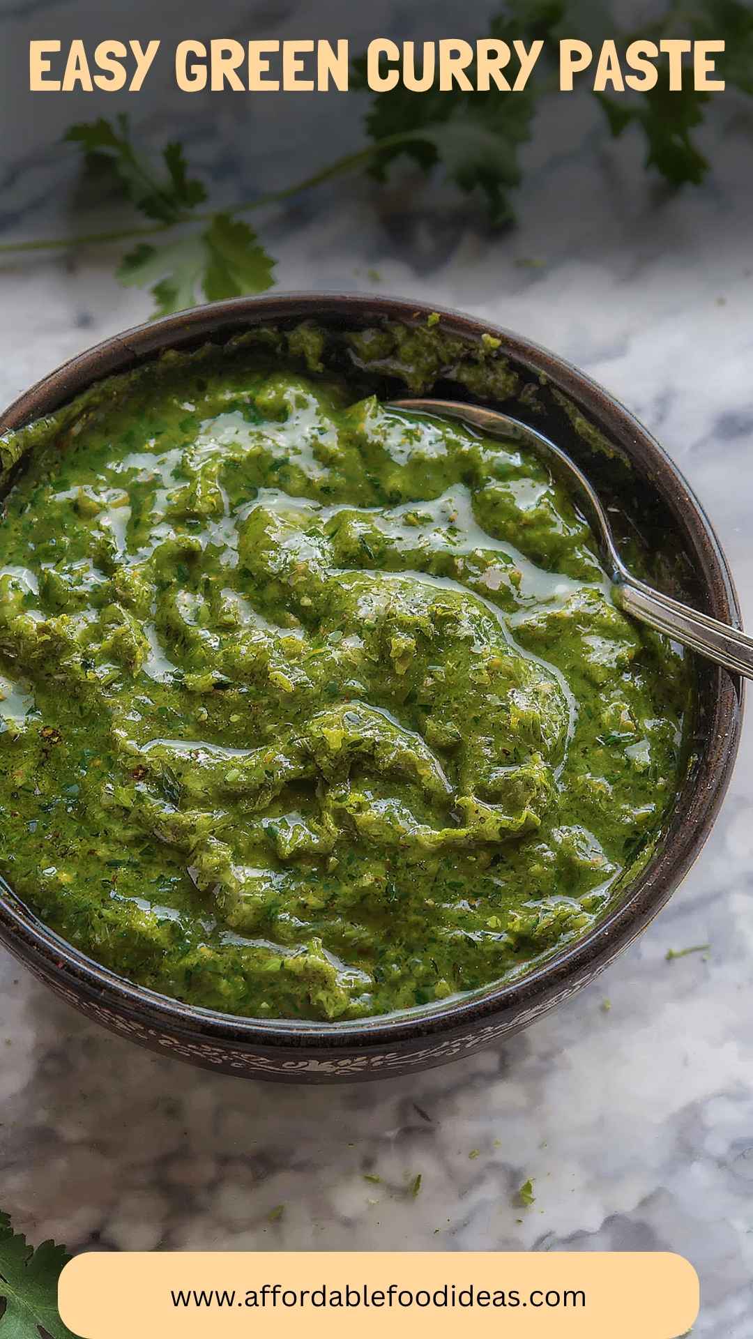 Easy Green Curry Paste
