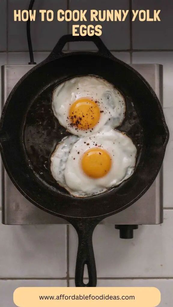 How To Cook Runny Yolk Eggs