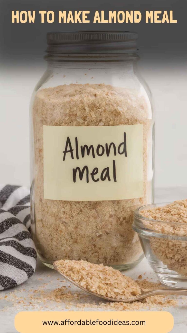 How to Make Almond Meal – Affordable Food Ideas