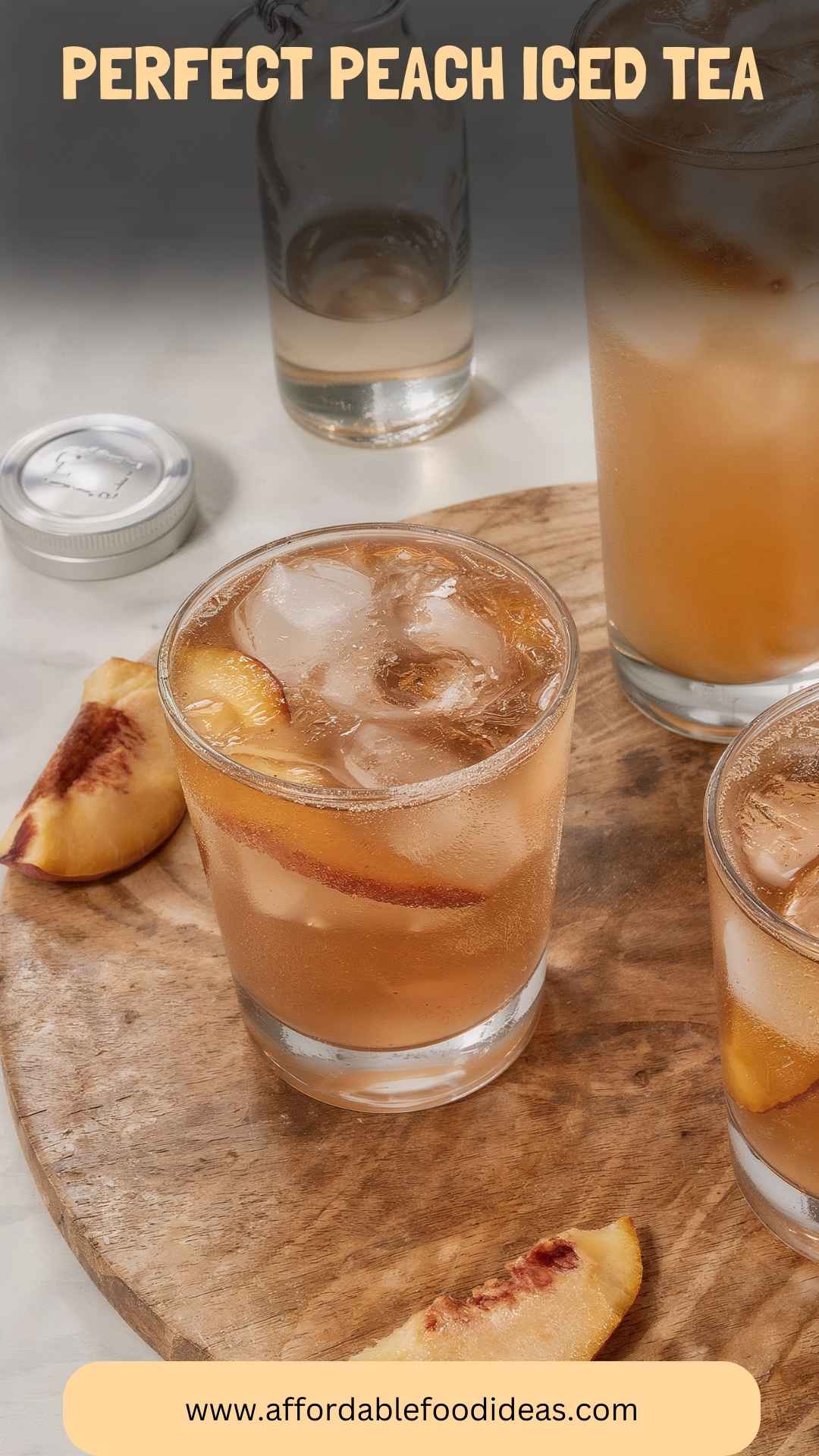Perfect Peach Iced Tea – Affordable Food Ideas