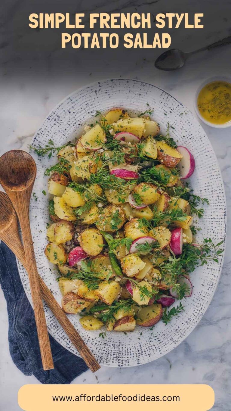 Simple French Style Potato Salad – Affordable Food Ideas