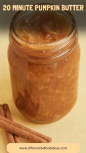 20 Minute Pumpkin Butter – Affordable Food Ideas