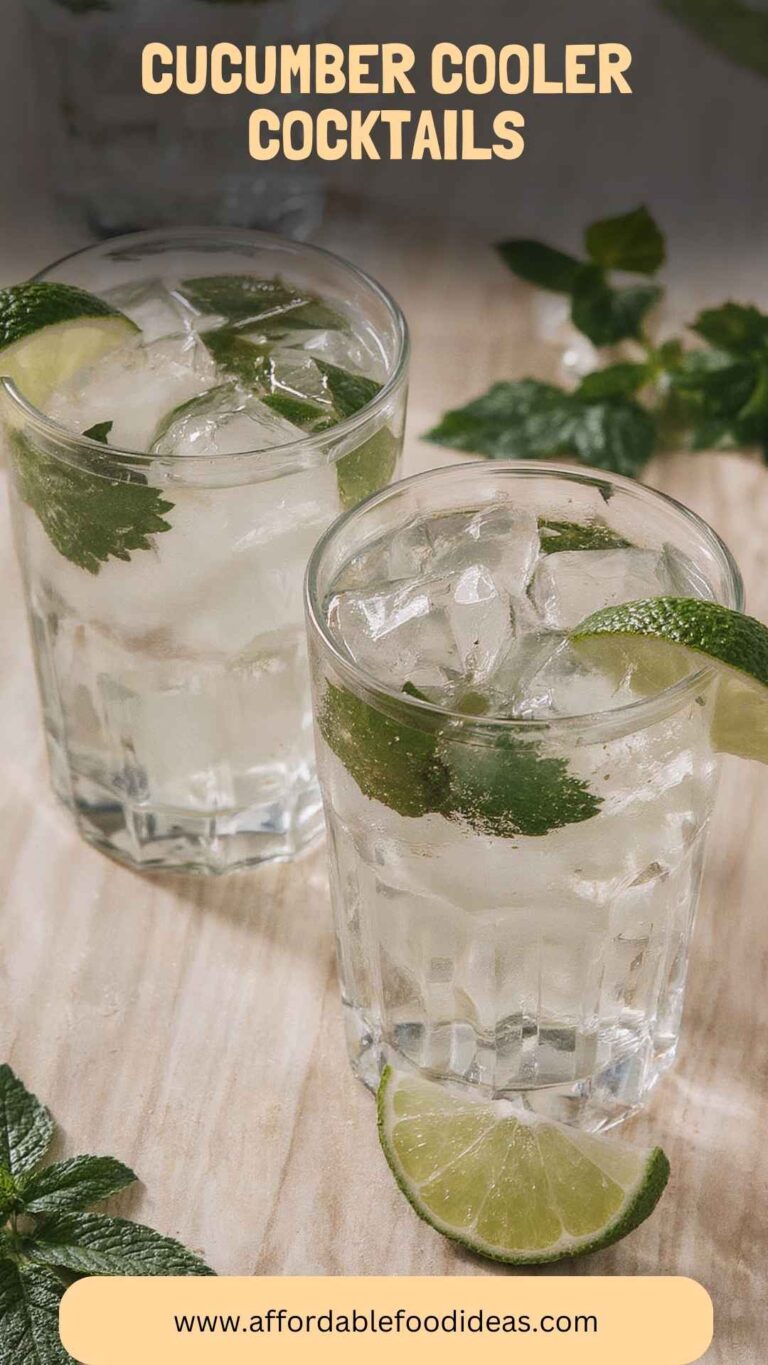 Cucumber Cooler Cocktails – Affordable Food Ideas