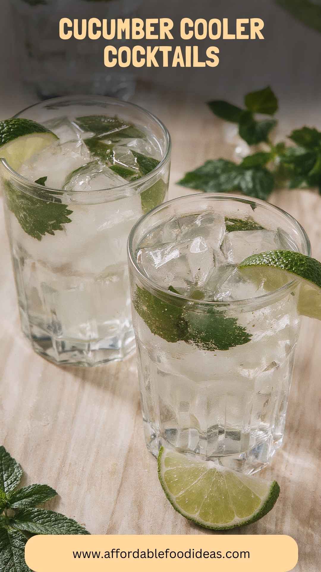 Cucumber Cooler Cocktails