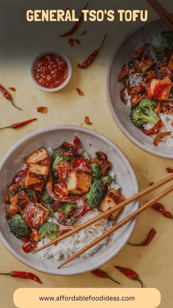General Tso's Tofu