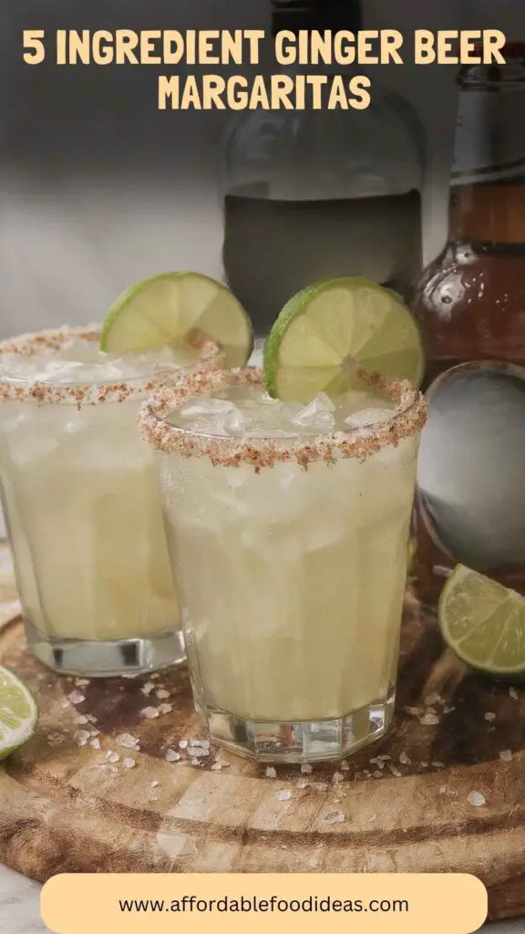 5 Ingredient Ginger Beer Margaritas