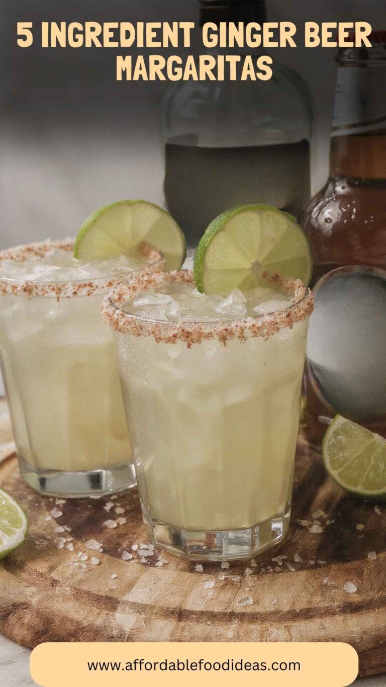 5 Ingredient Ginger Beer Margaritas – Affordable Food Ideas