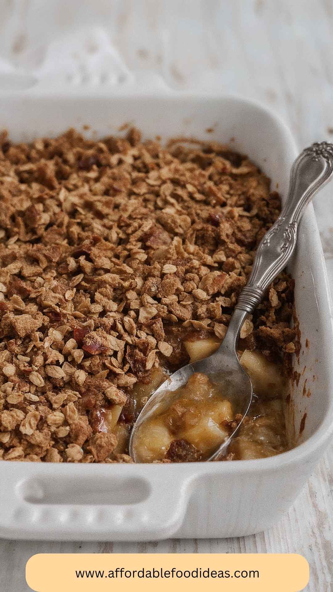 How to Make Vegan Apple Crisp