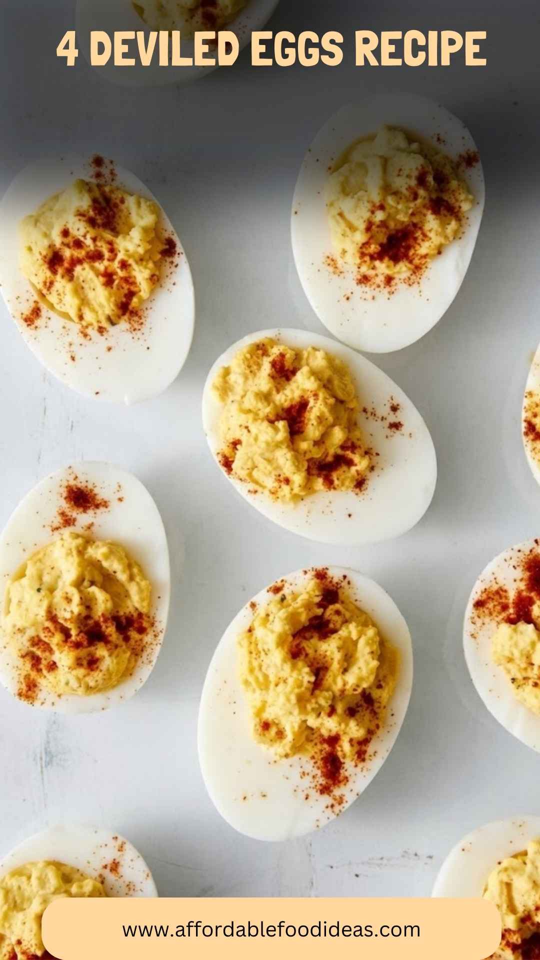 4 Deviled Eggs Recipe