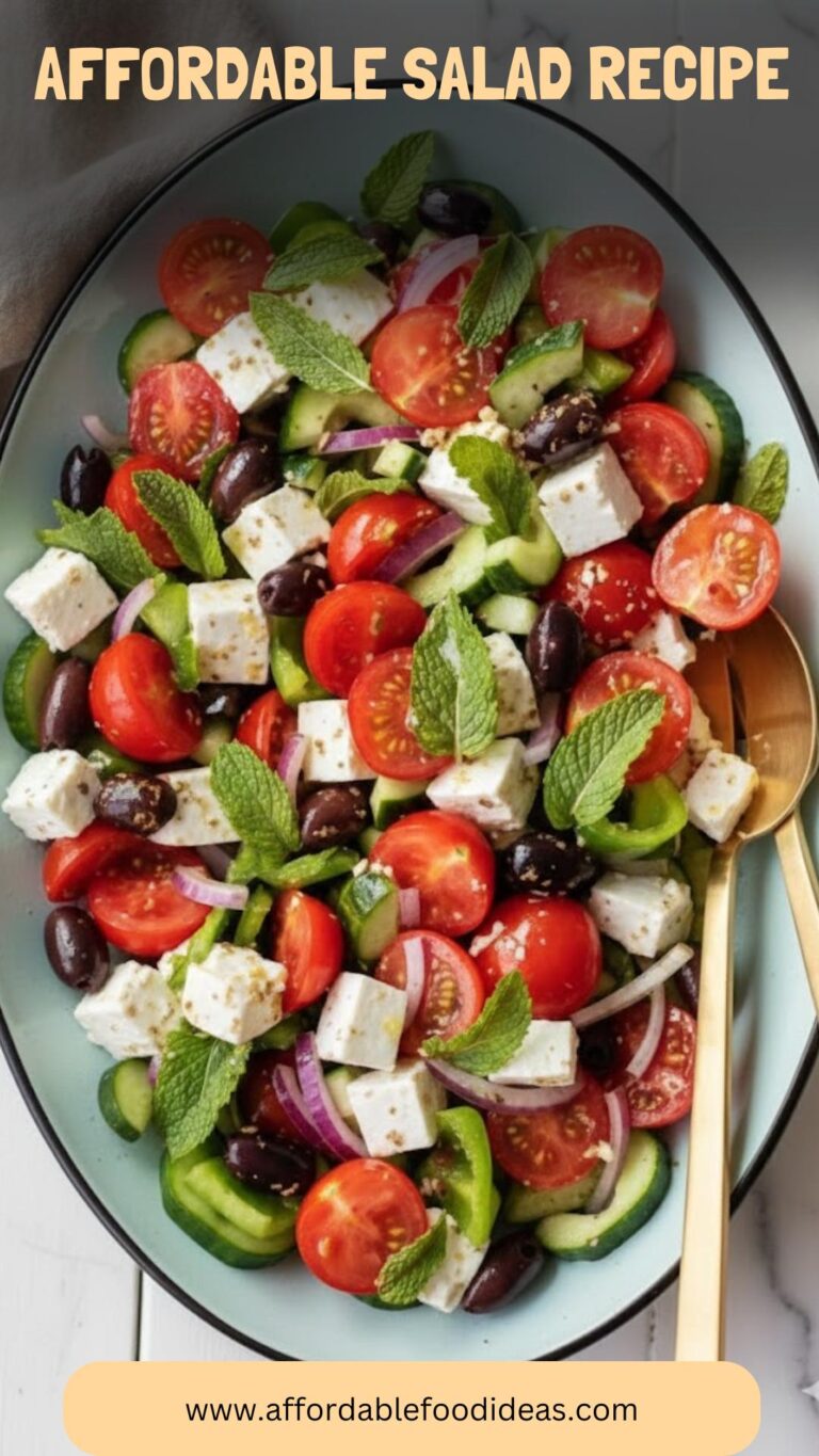 Affordable Salad Recipe -Affordable Food Ideas