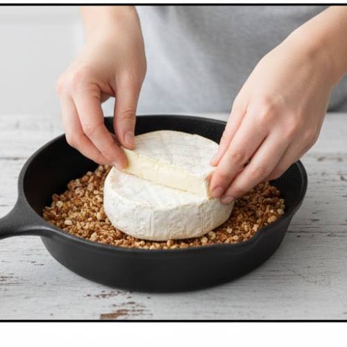 Step 4: Place the Brie Cheese