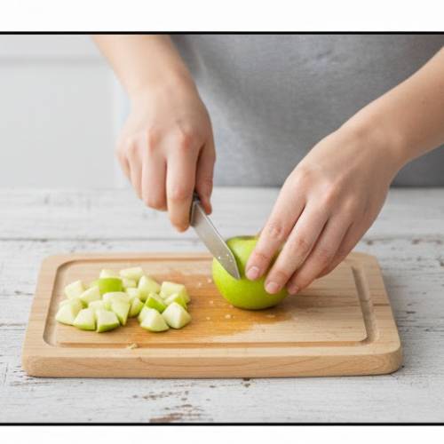 Step 5: Chop the Apple