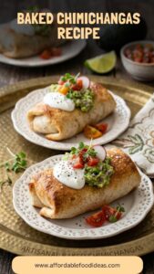 Baked Chimichangas Recipe – Affordable Food Ideas