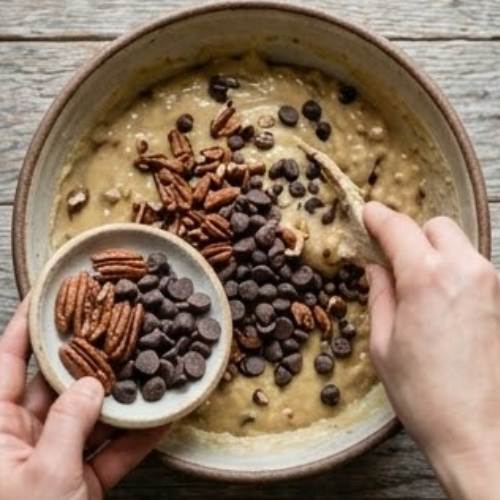 Step 5: Add nuts or chocolate Step 5: Add nuts or chocolate